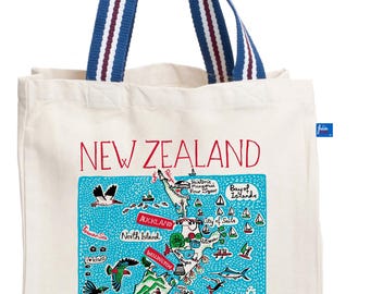 Sac fourre-tout en toile naturelle New Zealand de Julia Gash