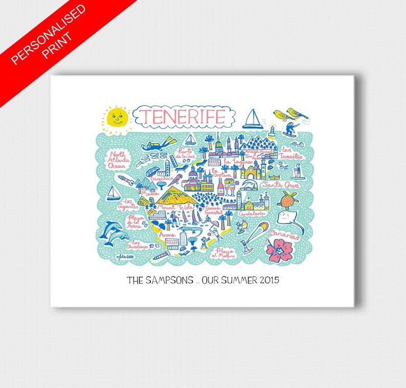 Tenerife Art Print by Julia Gash