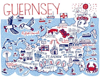 Guernsey Art Print by Julia Gash