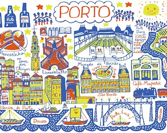 Porto Greeting Card by Julia Gash