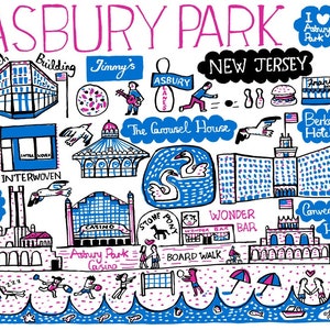 Cartolina di Asbury Park di Julia Gash