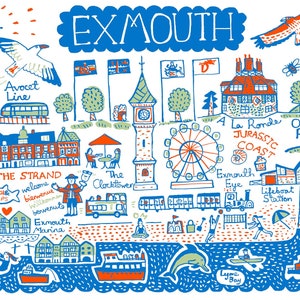 Exmouth Postkarte von Julia Gash