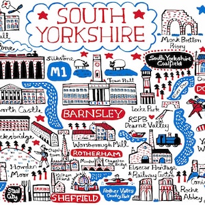 South Yorkshire Art Print by Julia Gash