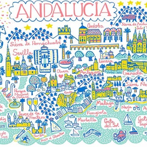 Cartão de felicitações da Andaluzia por Julia Gash