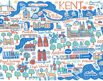 Kent Art Print by Julia Gash
