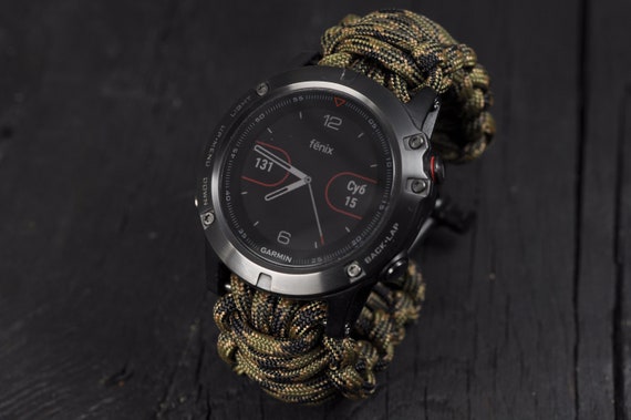 garmin fenix 5 paracord band