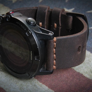 Handmade Watch Band for Garmin, Garmin Fenix 6,6S,6X Pro Strap /5,5S,5X  Watch Band, Garmin MARQ /Tactix, Quatix 3/5 Vivomove Leather Strap