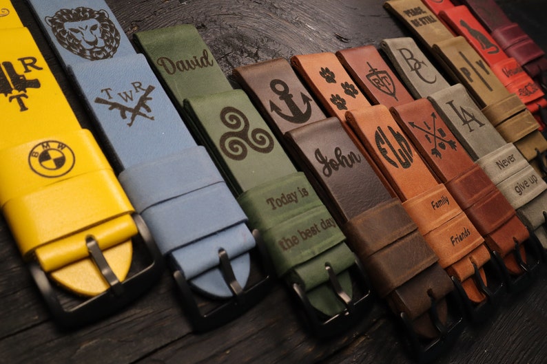 MAKE a Cool Engraving Leather. Personalizing Leather. Etsy