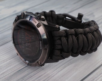 Paracord Strap for Garmin Fenix 6S 6X Pro Watch Strap Band for