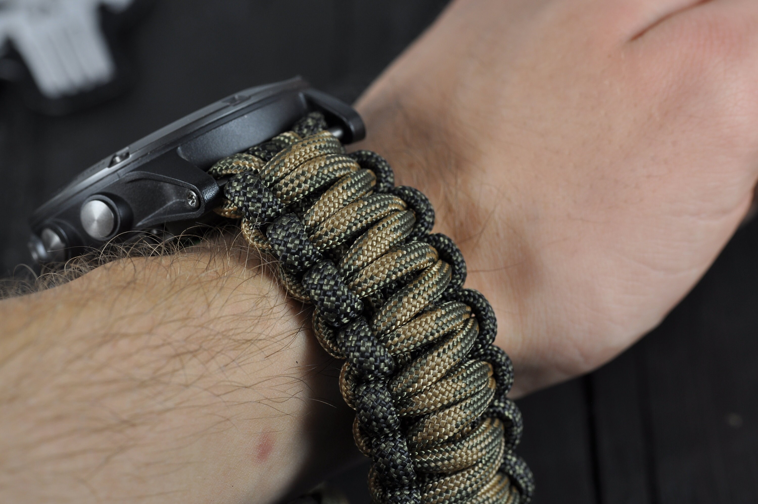 Garmin Fenix 1235/5S/5X paracord watch band Tactix Garmin Etsy