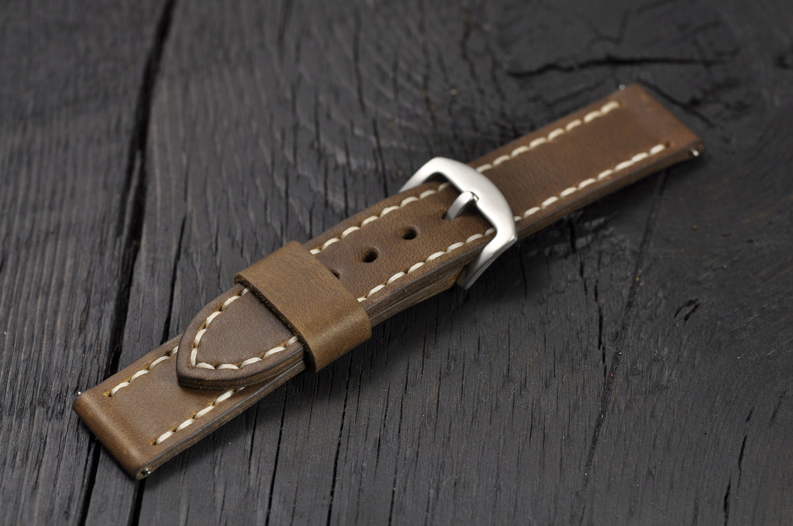 Handmade Leather Men's Watch Strap 16mm 18mm 20mm 22mm Etsy