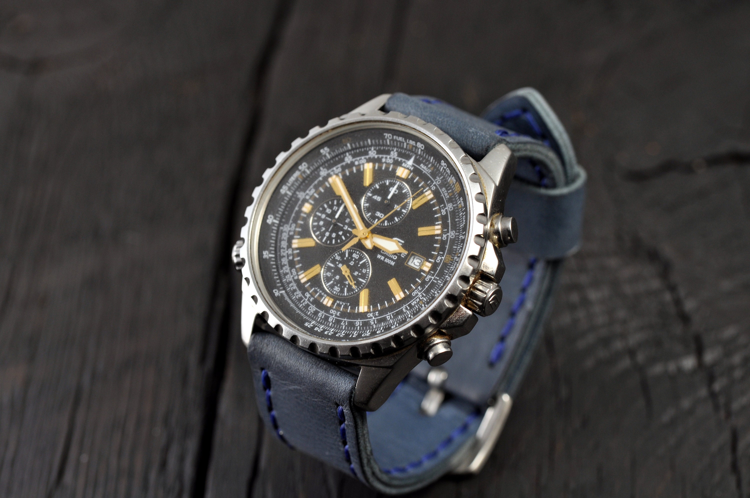 Handmade Leather Men's Watch Strap 16mm 18mm 20mm 22mm Etsy