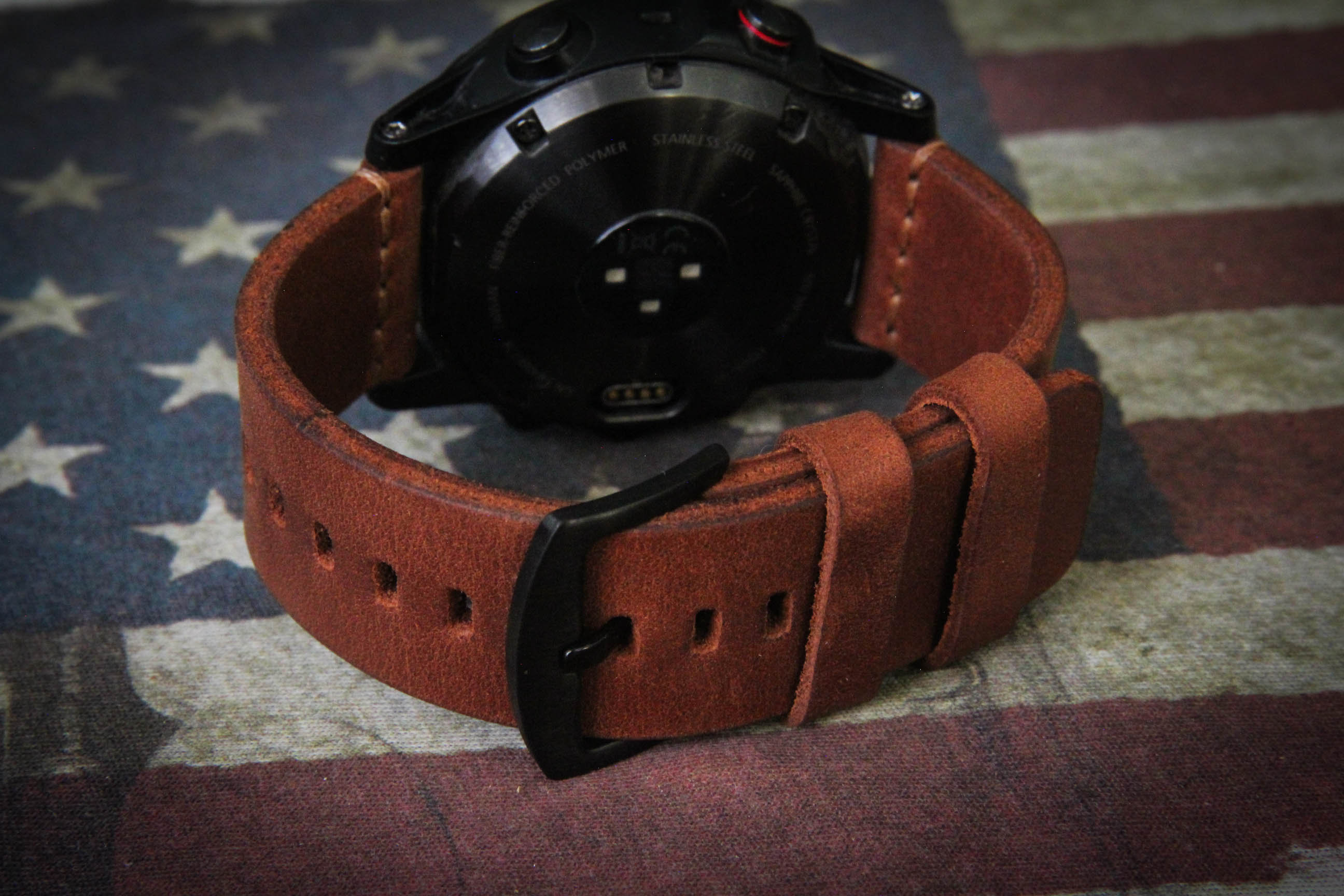 Garmin Watch Band Leather men's watch band Garmin Fenix Etsy