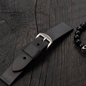 Handmade Leather Mens watch strap 16mm 18mm  20mm 21mm 22mm 24mm watch band