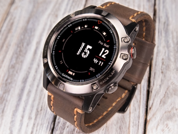 Bracelet de montre Garmin, bracelet de montre pour Garmin Fenix 6 6S 6X Pro,  5 5S 5X 3 bracelet de montre Garmin Fenix, bracelet Garmin en cuir, bracelet  de montre en cuir -  Canada