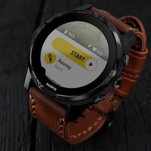 Watch Band for Suunto 7, 9, 3 Watch Strap, Spartan, Core, Traverse Alpha, Athletic, Essential Watch Band Sport Style Leather handmade Strap