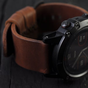 Watch band for Garmin Fenix 6,6S,6X Pro /5,5S,5X /3,HR Watch Band Strap, Garmin MARQ /Tactix, Quatix  Descent Handmade Leather Garmin Strap