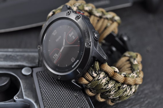 garmin paracord watch band