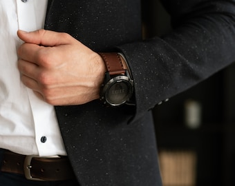 Leather Garmin Fenix Pro Garmin Fenix 6x Pro Leather Strap 26mm