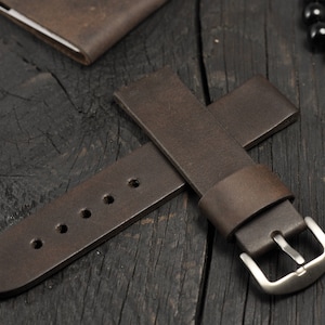 Leather Watch Strap , Watch Band , Leather Watch Band , Watch Strap 18mm 20mm 21mm 22mm 24mm 26mm Men&#39;s Women&#39;s Watch Band Natutal leather