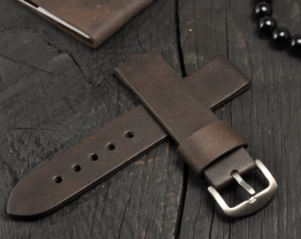 Leather Watch Strap , Watch Band , Leather Watch Band , Watch Strap 18mm 20mm 21mm 22mm 24mm 26mm Men's Women's Watch Band Natutal leather