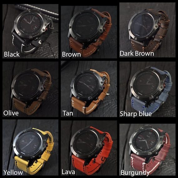 Bracelets de montre en silicone Easyfit, bracelets de montre à ajustement  rapide pour Garmin Fenix 6X