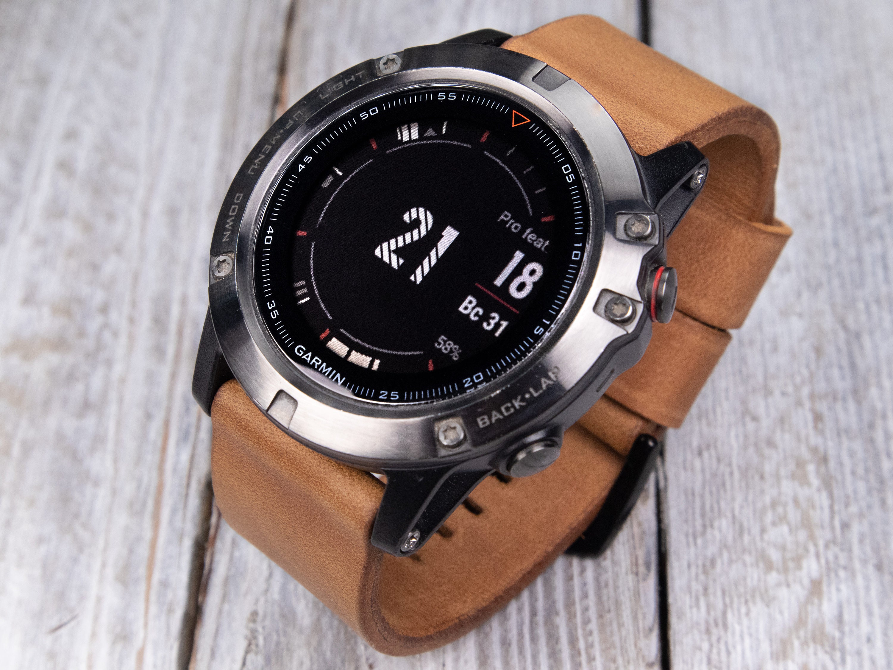 Bemyndige spyd sagde Leather Watch Band for Garmin Fenix Strap Handmade for Garmin - Etsy