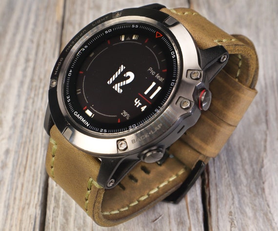 Bracelet en Siliconen (orange), adapté pour Garmin Fenix 5, Fenix 5 Plus, Fenix  6