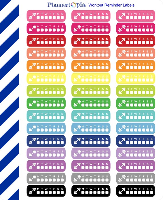 Working Out Sucks Planner Stickers