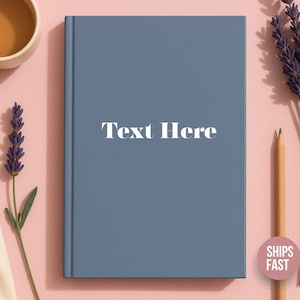 Diario de texto personalizado, cuaderno de tapa dura personalizado para mujer, encuadernado en tapa dura para escritura consciente, notas de gratitud, concentración y calma, regalo.