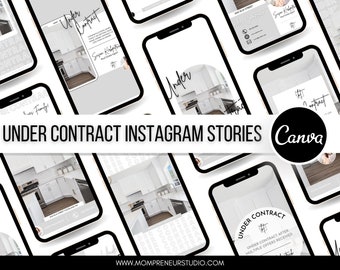 15 Under Contract Realtor Instagram Stories Template, Social Media Posts, Instagram Stories, Real Estate Marketing, Facebook Post