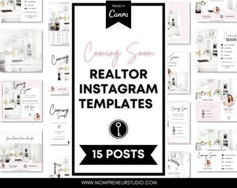 15 Coming Soon Realtor Instagram Post Template, Social Media Posts, Coming Soon Template, Real Estate Marketing, Facebook Post
