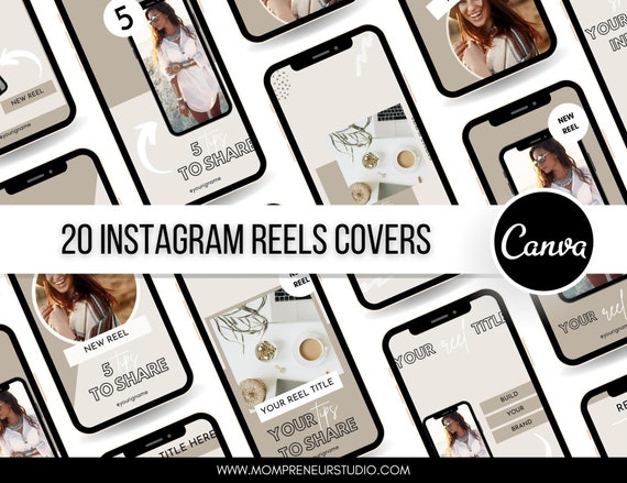 20 Instagram Reels Templates, Reel Covers, Instagram Reels, Canva