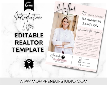 Folleto de presentación para agentes inmobiliarios, Marketing inmobiliario, Plantilla de Canva