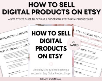 How to Sell on Etsy, How to Sell Digital Products on Etsy, Etsy Seller Success Guide, Etsy Digital Product Planner