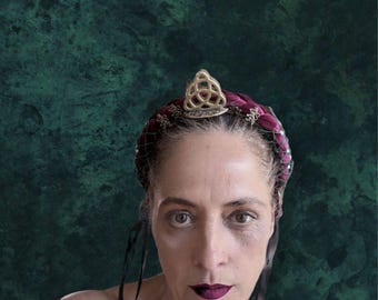 Renaissance Fair Headpiece | Statement Matriarchy crown | Headwear that starts conversations and turns heads