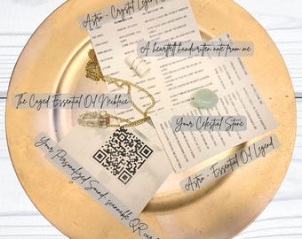 Selbstfürsorge- und Wellnessgeschenk - dein Geburtsstein, Halskette mit ätherischem Öl und ein personalisierter Meditationsklang