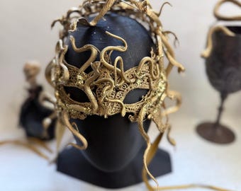 Halloween Kostüm - Schlangen Maske und Headpiece Combo