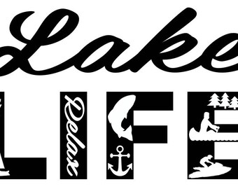 Download Lake Life Svg File Etsy