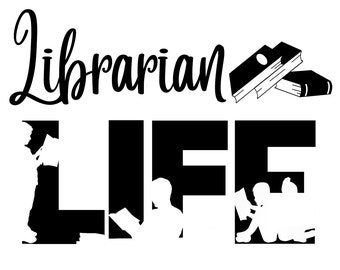 Librarian Svg Etsy