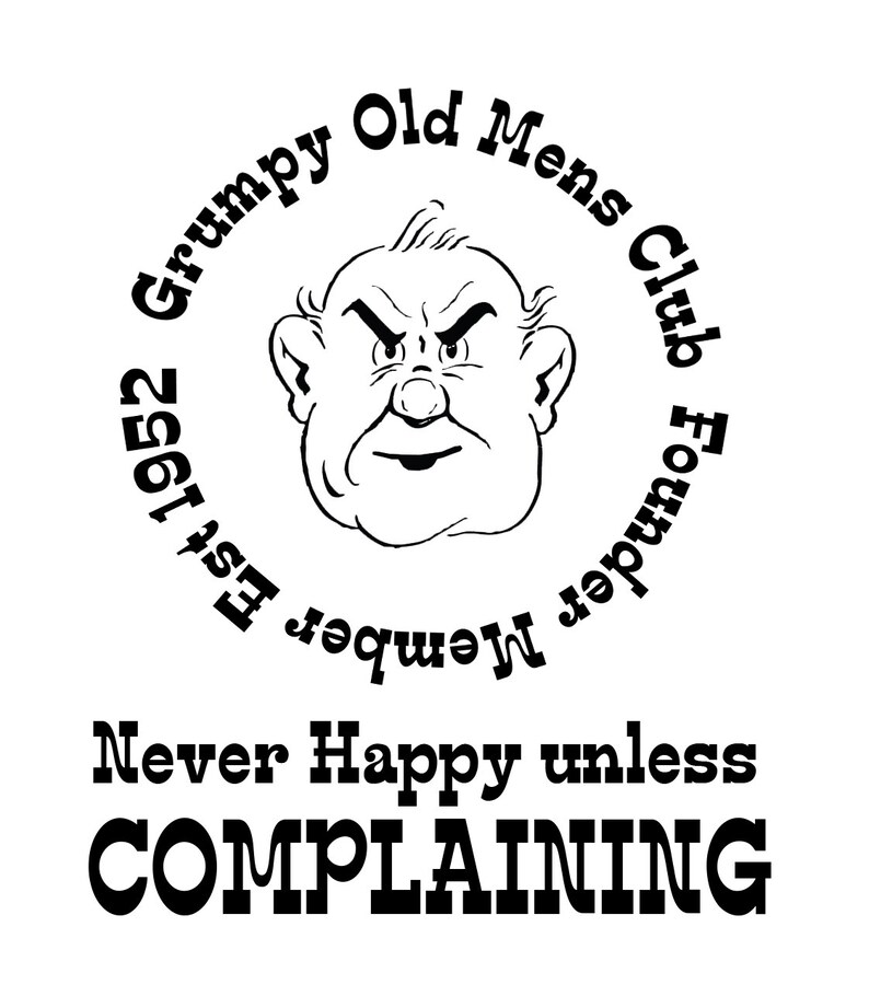 Grumpy Old Men Club SVG