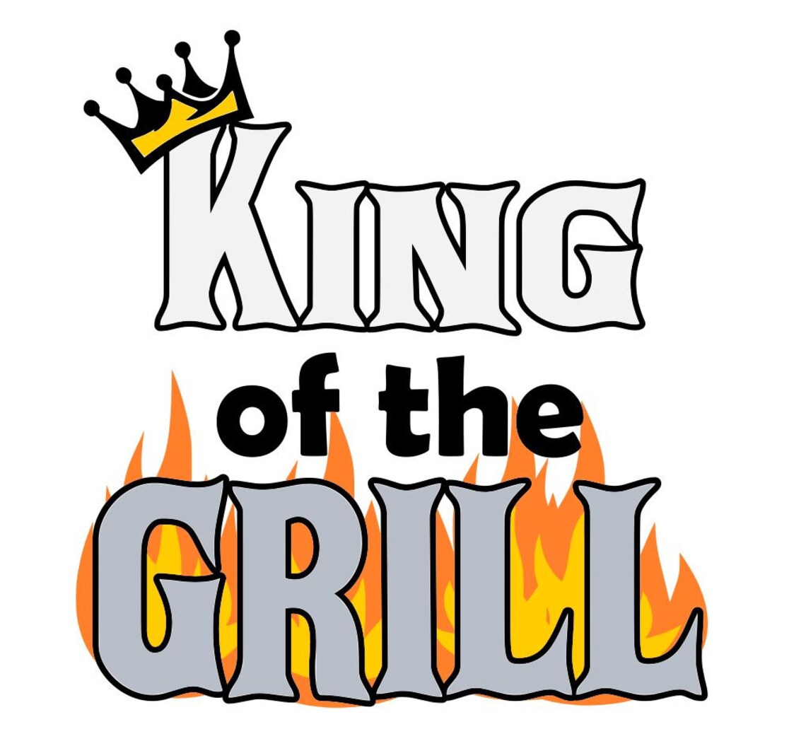 King of the Grill Dad Father SVG Cutting File for the Cricut Etsy