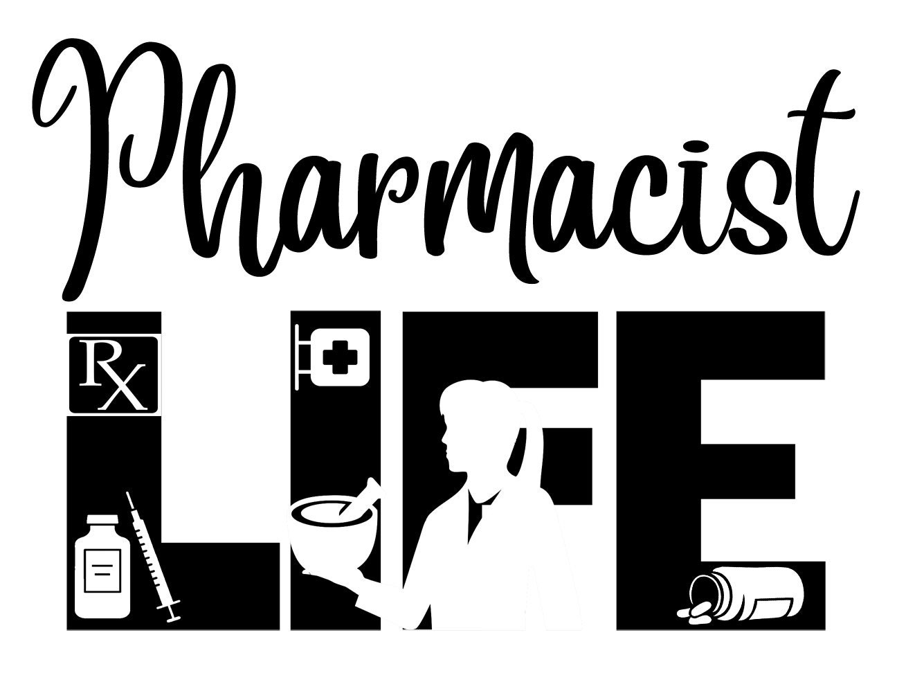 Download Pharmacist Life SVG Cutting File for Cricut | Etsy