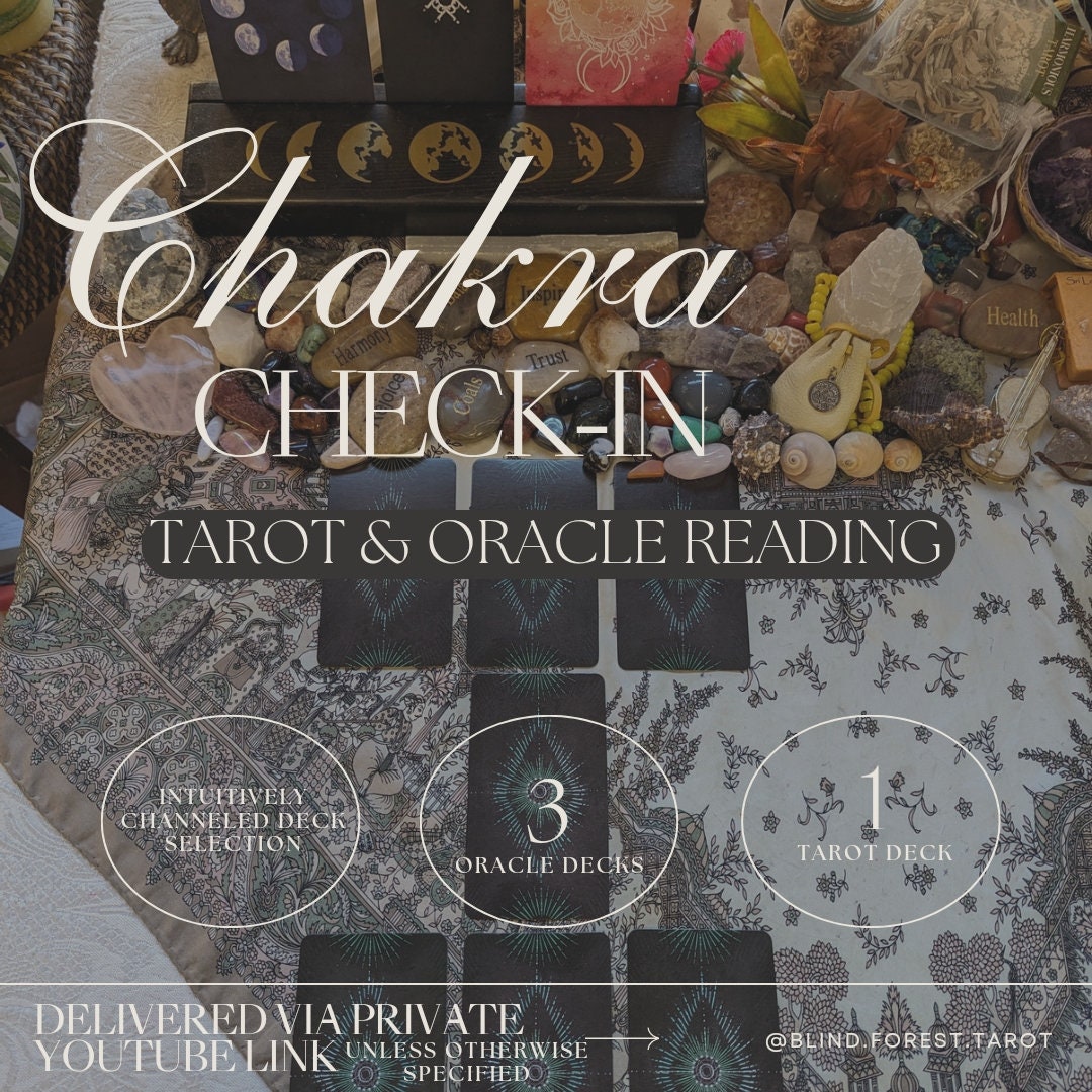 Chakra Check-in Tarot + Oracle Card Reading - Etsy