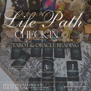 Levenspad Check-in Chakra-uitlijning Tarot + Orakelkaart lezen