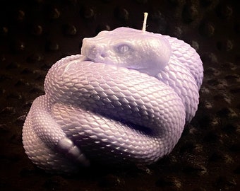 Lavender Snake Candle