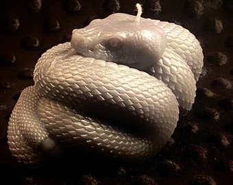Silver Sanke Candle