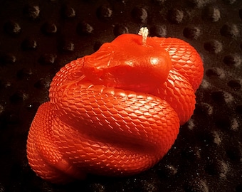 Red Snake Candle