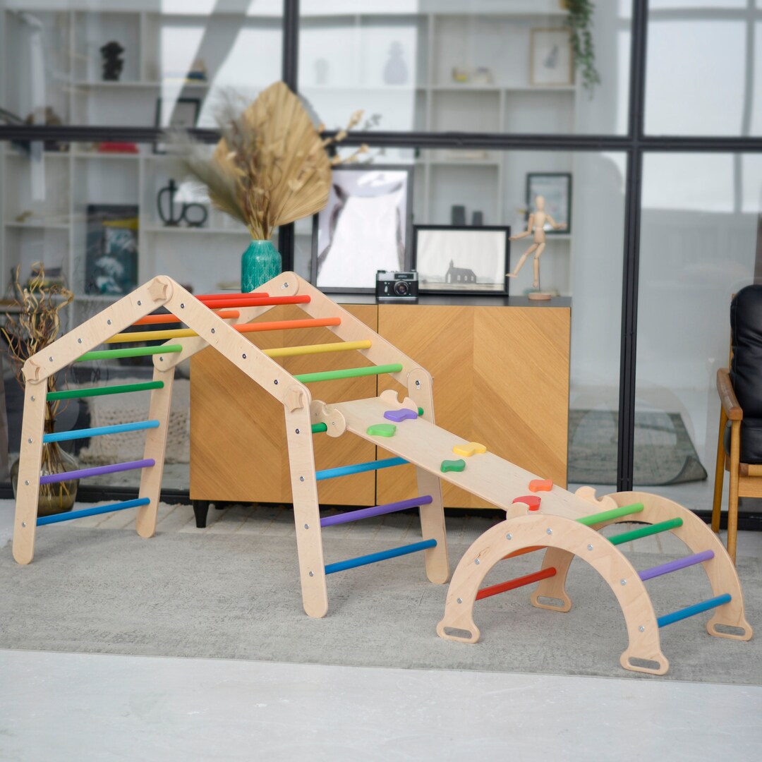 Tryangle Ramp Transformable Triangle: Set of Triangle Ramp, Montessori Climbing ...