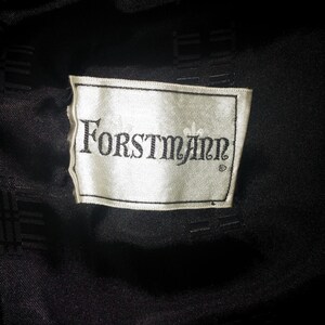 Vintage Forstmann Wool Coat with Fox Collar image 4